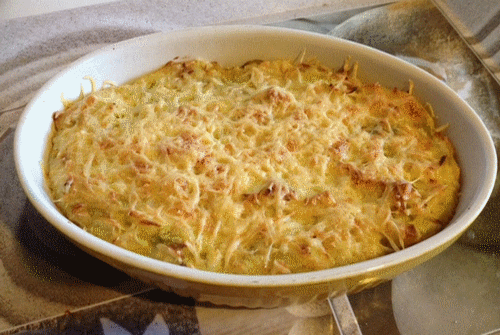 parmentier de poireaux au mascarpone